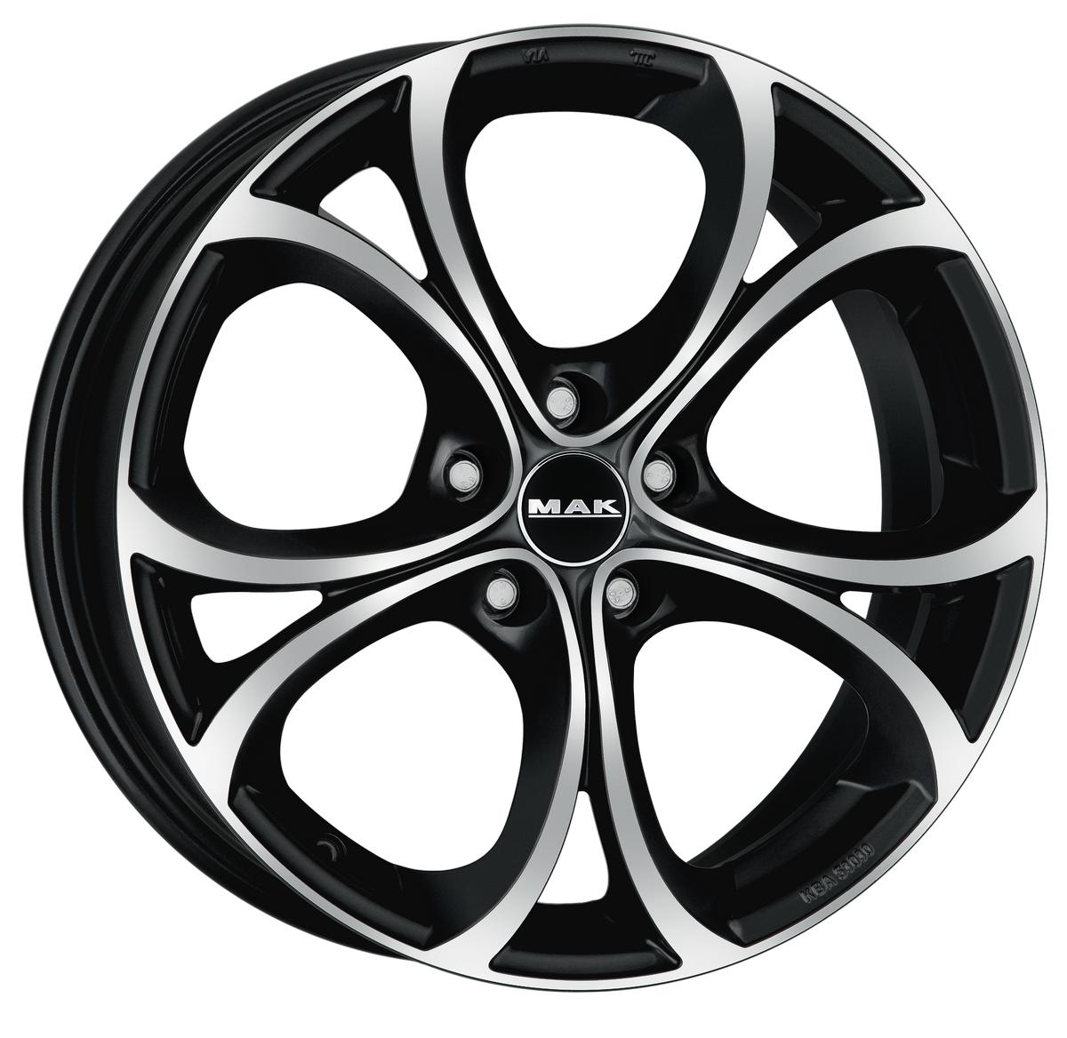 MAK Lario 8,5x19 5/110 ET30 d-65,1 Black Mirror (F8590LABM30LG1X)