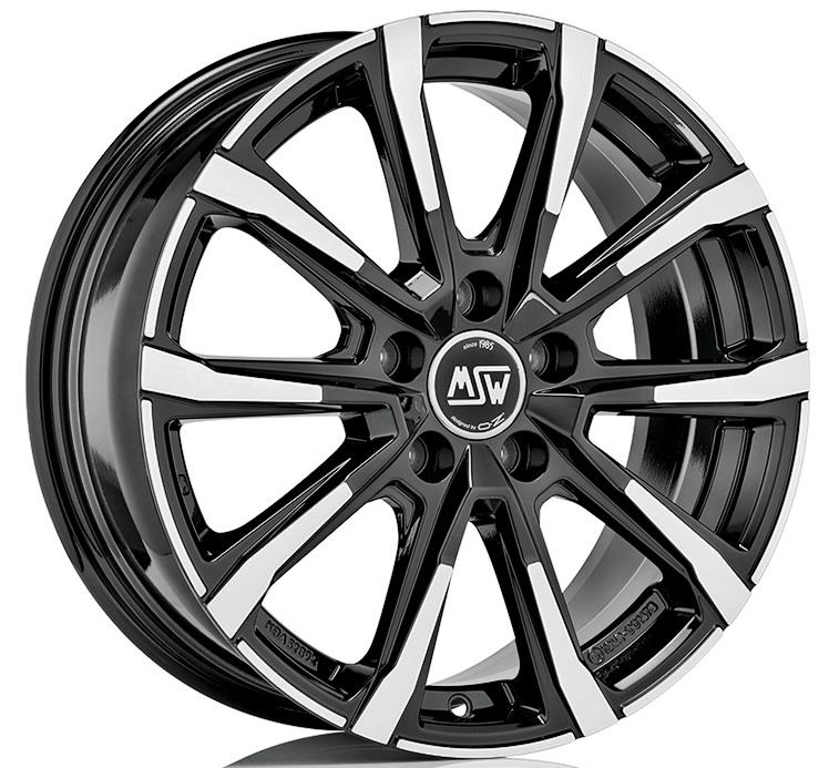 MSW 79 7,0x17 5/114,3 ET45 d-67,06 Gloss Black Full Polished (W19331007T56)