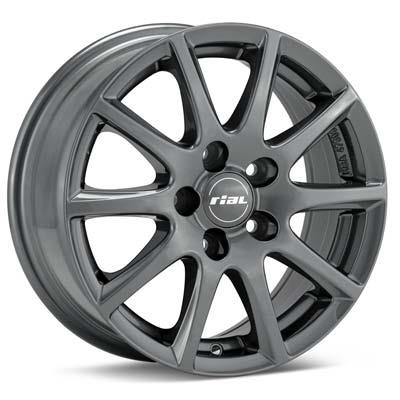 Rial Milano 6,5x15 5/114,3 ET45 d-70,1 Titanium (MI65545B82-5) MP