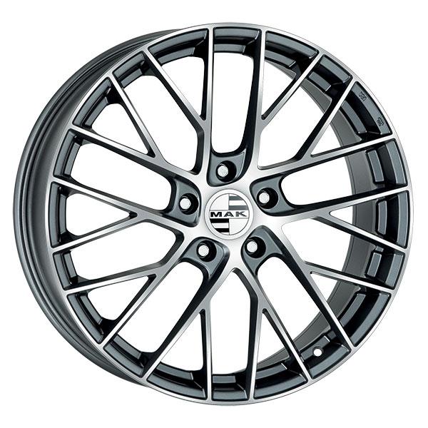 MAK Monaco 8,5x19 5/130 ET52 d-71,6 Gun Met-Mirror Face (F8590MFQM52KY4)