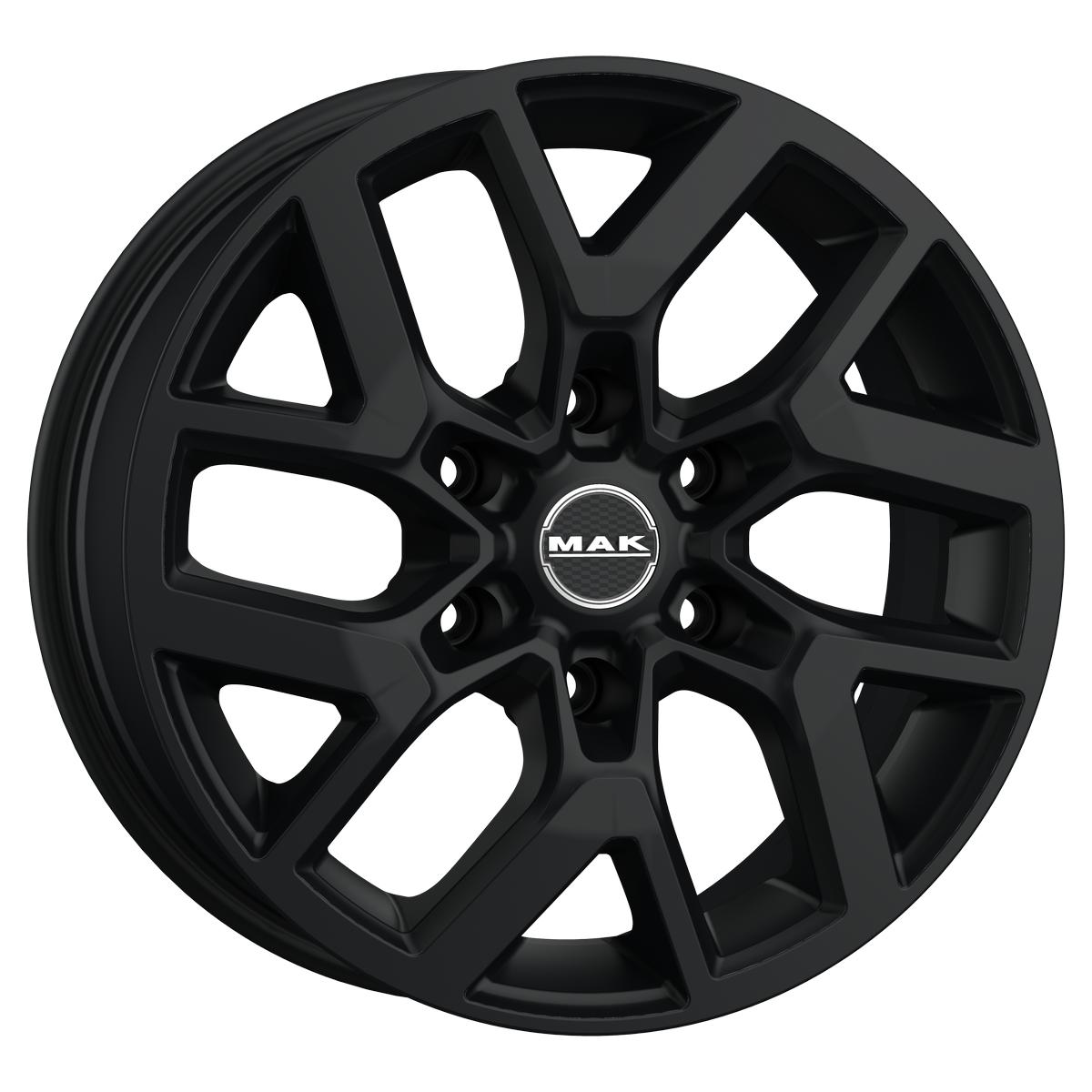 MAK Gravel 7,5x17 6/114,3 ET30 d-66,1 Matt Black (F7570GRMB30ZN3)