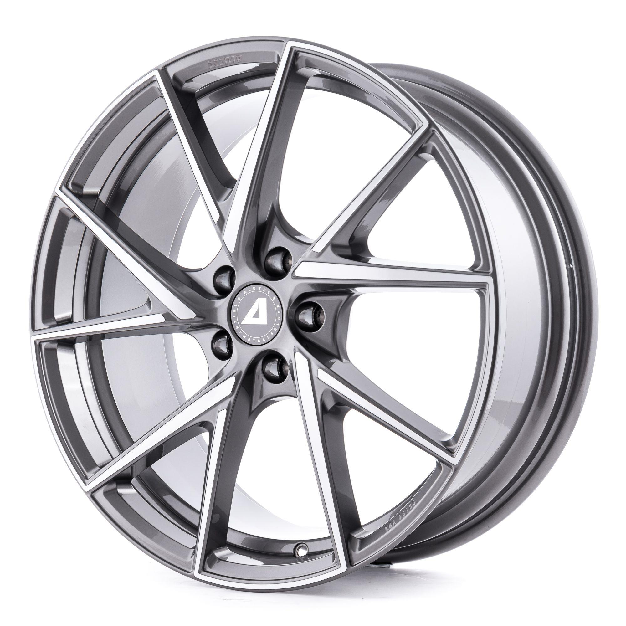 Alutec ADX.01 8,5x18 5/112 ET40 d-70,1 Metallic Platinum Frontpolished (ADX1-85840B76-61)