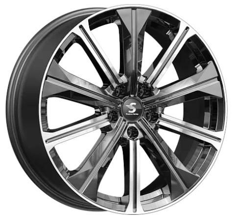 СКАД КР013(Tiggo 8 Pro) 7,0x19 5/108 ET45 d-60,1 Diamond Black Gris (4210612)