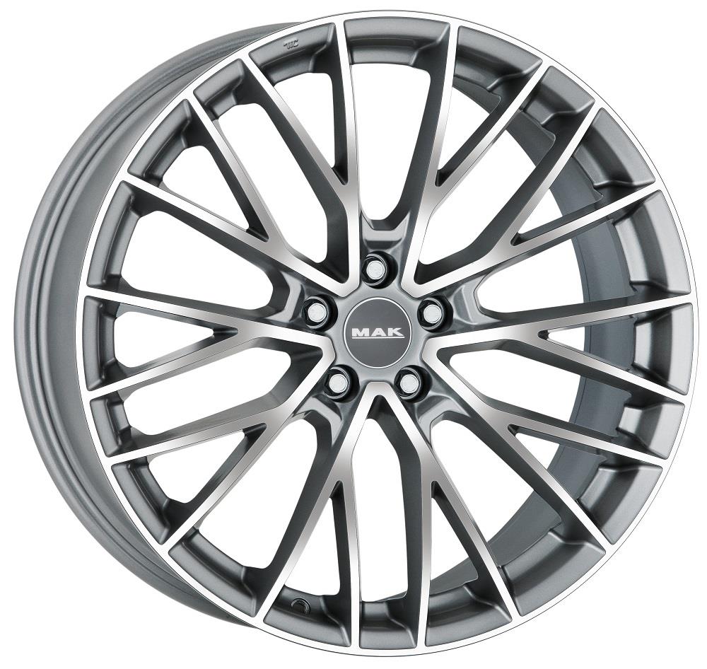 MAK Speciale-D 11,5x22 5/112 ET40 d-66,6 Graphite Mirror Face (F1522LDHM40WS2X)