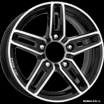 КиК Дон (КС588) 6,5x16 5/139,7 ET40 d-98 алмаз черный (Арт.13210)