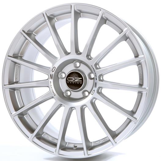 OZ Superturismo LM 8,0x18 5/112 ET35 d-75 Matt Race Silver Black Lettering (W0185420519) d-L