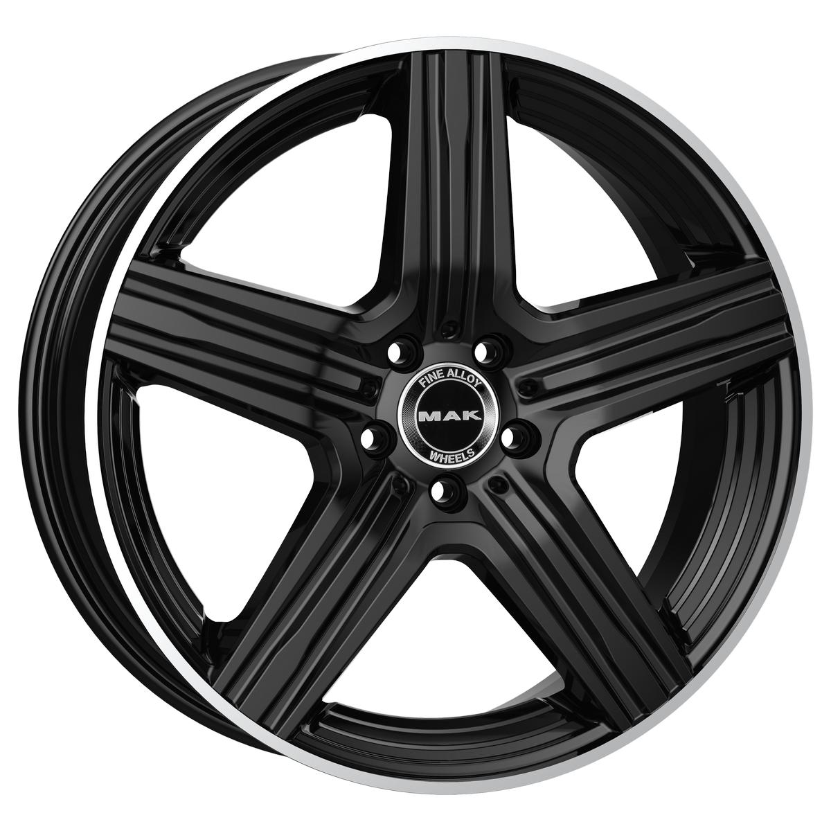 MAK Lewis 9,0x19 5/112 ET20 d-66,6 Gloss Black Mirror Ring (F9090EWGL20WSX)