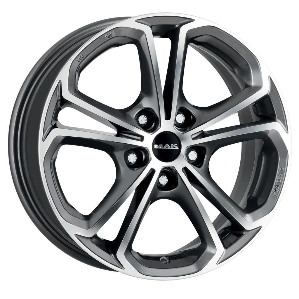 MAK Hessen 7,0x17 5/120 ET41 d-67,1 Gun Met-Mirror Face (F7070HEQM41IO3X)