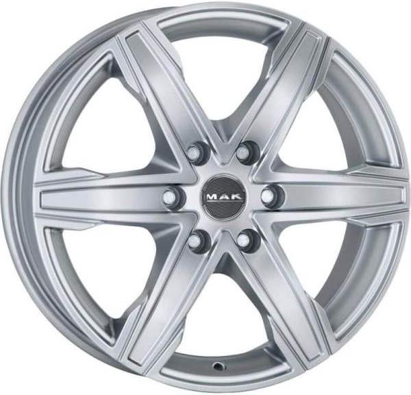 MAK King 6 6,5x16 6/125 ET50 d-74,1 Silver (F65606GSI50QZ)
