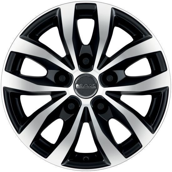 MAK Load 5 6,5x15 5/118 ET55 d-71,1 Black Mirror (F65505DBM55D3)