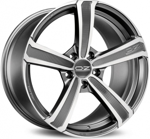 OZ Montecarlo HLT 8,0x19 5/108 ET45 d-75 Matt Dark Graphite Diamond Cut (W0197820049) d-L