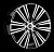LS Forged FG15 7,5x18 6/139,7 ET25 d-106,1 BKF (S086611)