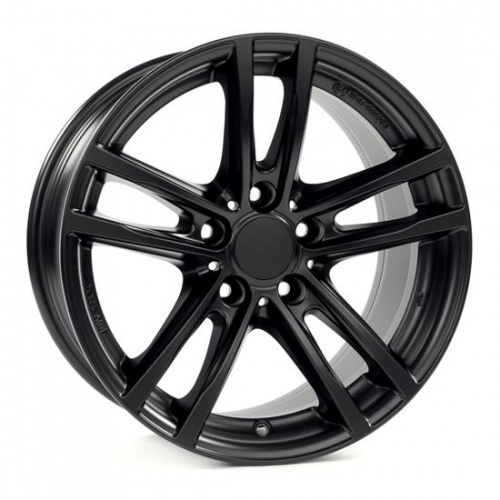 Rial X10 7,0x18 5/112 ET43 d-57,1 Racing Black (X10-70843V24-5) For OEM Cap