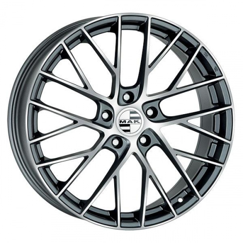 MAK Monaco-D 11,0x20 5/130 ET52 d-71,6 Gun Met-Mirror Face (F1120MZQM52KY4)