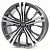 OZ Cortina 9,5x20 5/130 ET52 d-71,6 Matt Dark Graphite Diamond Cut (W0188300149)