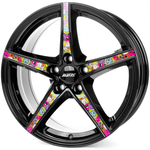 Alutec Raptr 8,0x18 5/114,3 ET45 d-70,1 Diamond Black With Stickerbomb (RR80845B82-62)