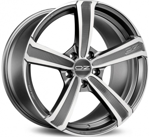 OZ Montecarlo HLT 9,5x20 5/130 ET60 d-71,56 Matt Dark Graphite Diamond Cut (W0194800349)