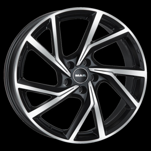 MAK Kassel 7,5x18 5/100 ET49 d-57,1 Black Mirror (F7580KABM49PE4X)
