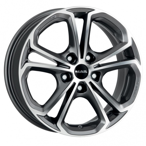 MAK Hessen 7,0x17 5/120 ET41 d-67,1 Gun Met-Mirror Face (F7070HEQM41IO3X)